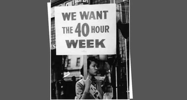 40-hour workweek demonstrations